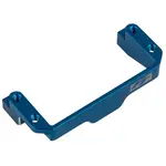Team Associated #92456 Team Associated RC10B7/B7D Factory Team Aluminum One-Piece Servo Mount (Blue)