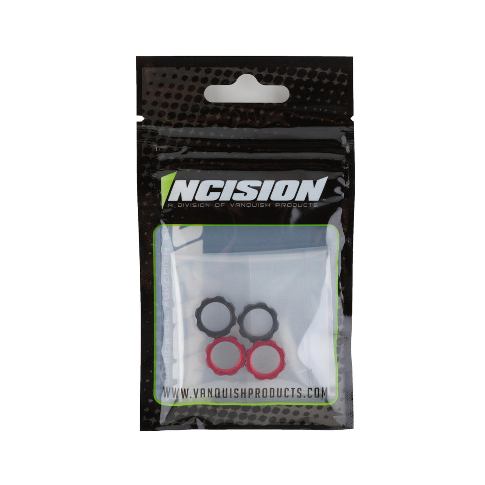 Incision #IRC00525 Incision S8E Machined Spring Collars (Red)