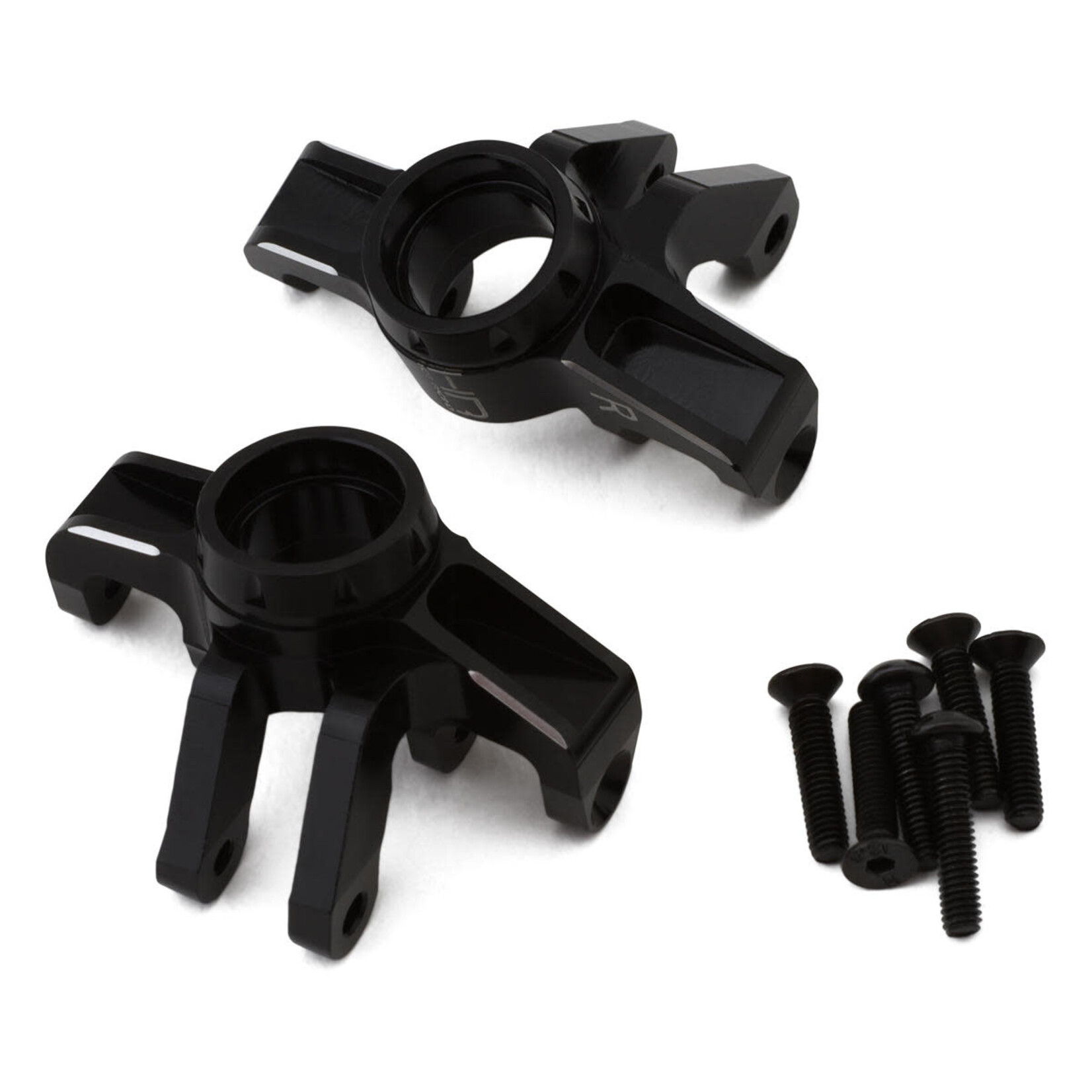 Hot Racing #GRM2101 Hot Racing Arrma Grom Aluminum Front Steering Knuckle Set (Black) (2)