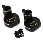Treal #X003KQXBF3  Treal Hobby Redcat Ascent/Gen9 Brass Rear Inner Portal Covers (Black) (2) (77g)