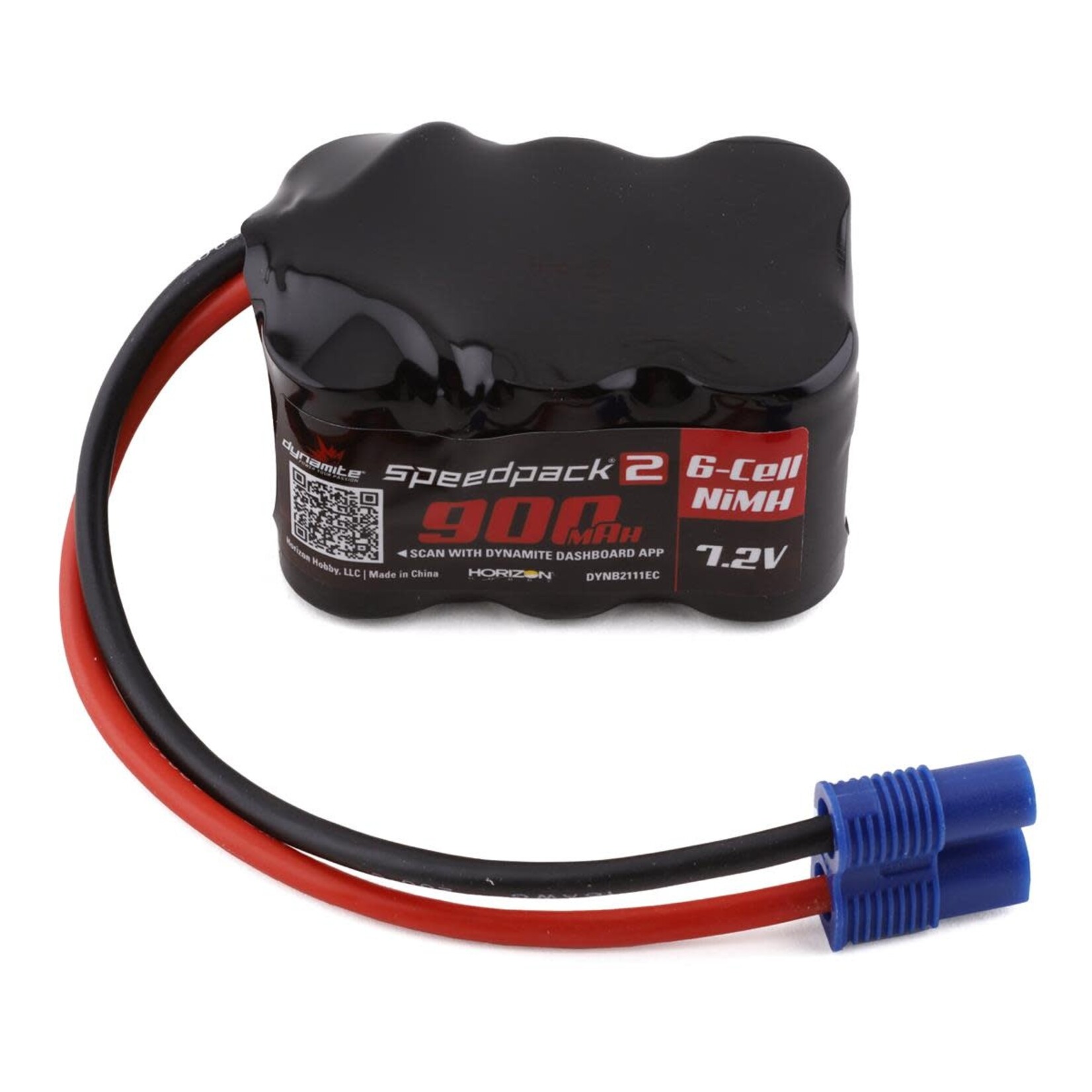 Dynamite #DYNB2111EC  Speedpack2 7.2V 900mAh 6C NiMH, 3+3, EC3