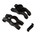 Hot Racing #GRM2201 Hot Racing Arrma Grom Aluminum Rear Hub Carrier Set (Black) (2)