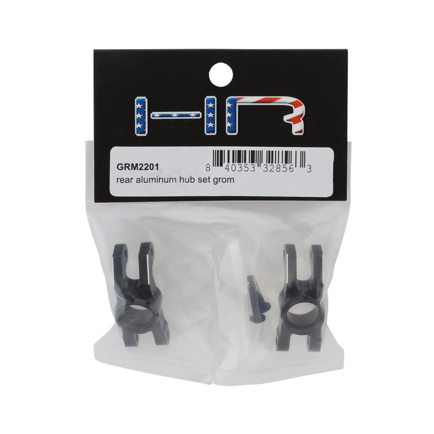 Hot Racing #GRM2201 Hot Racing Arrma Grom Aluminum Rear Hub Carrier Set (Black) (2)