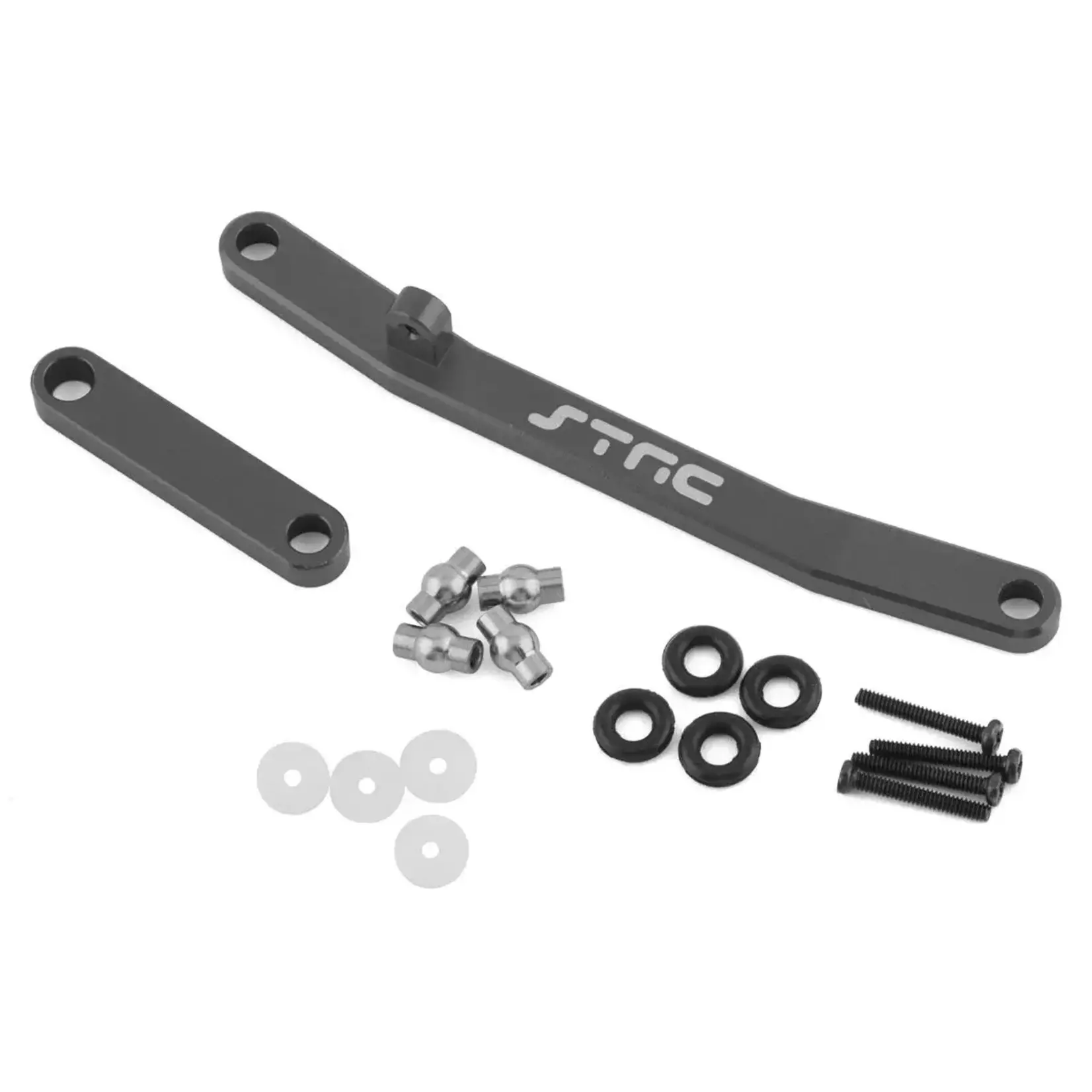 ST Racing Concepts #STA204004GM ST Racing Concepts Axial SCX24 Aluminum Steering Link Set (Gun Metal)