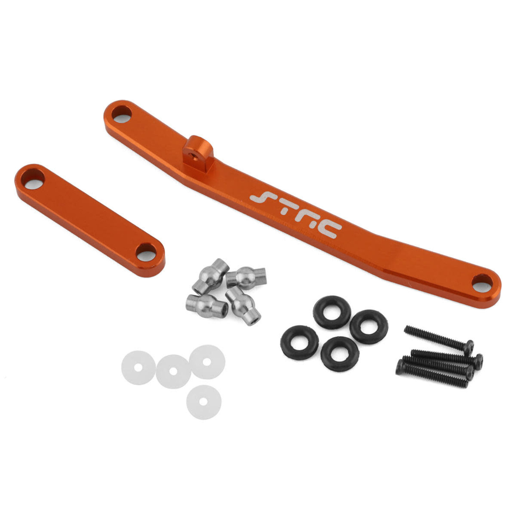ST Racing Concepts #STA204004O ST Racing Concepts Axial SCX24 Aluminum Steering Link Set (Orange)