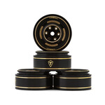 Treal #X003WX6O67 Treal Hobby Type C 1.0" 4-Slot Brass Beadlock Wheels (Bronze) (4) (50g)