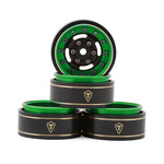 Treal #X003Z3L423 Treal Hobby Type F 1.0" Deep Dish Beadlock Wheels (Green)
