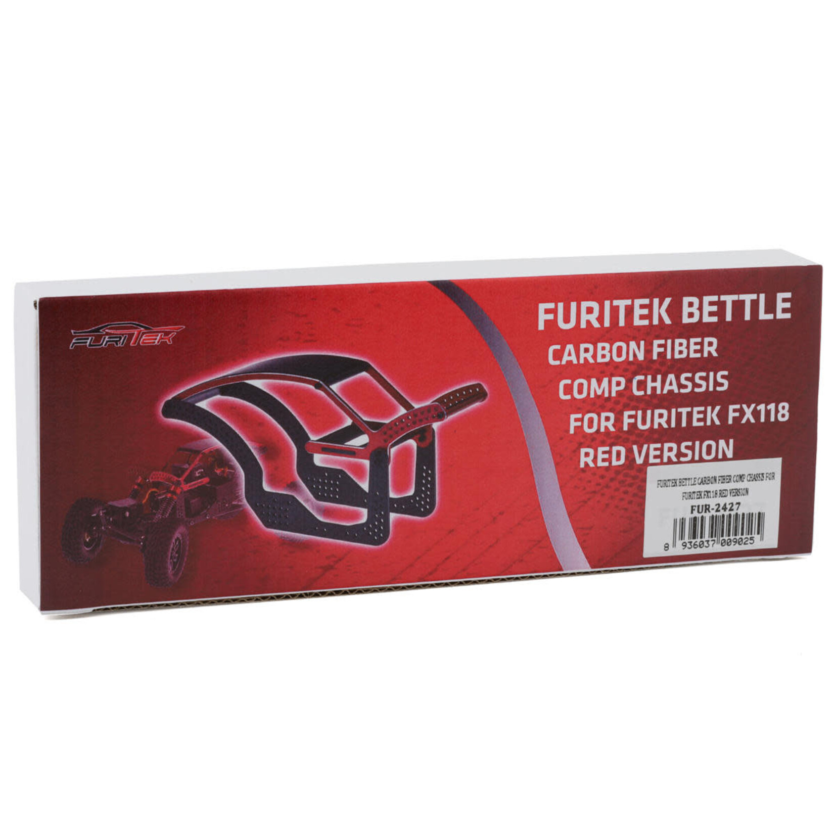 Furitek #FUR-2427 Furitek FX118 Beetle Aluminum & Carbon Fiber Comp Chassis Kit (Red)