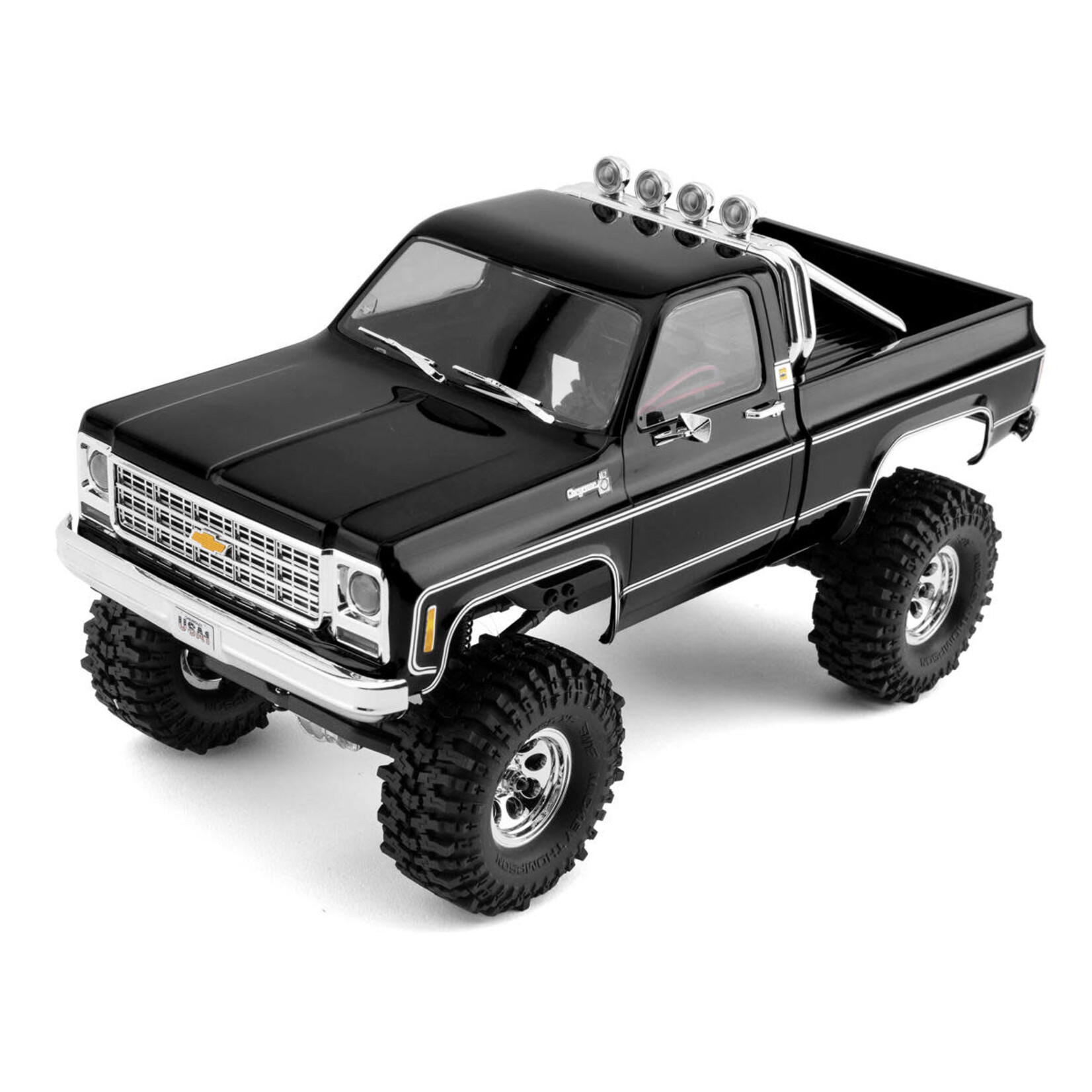 Traxxas #97064-1-BLK Traxxas TRX-4M 1/18 High Trail Edition Micro Rock Crawler w/Chevrolet K10 Body (Black) & TQ 2.4GHz Radio