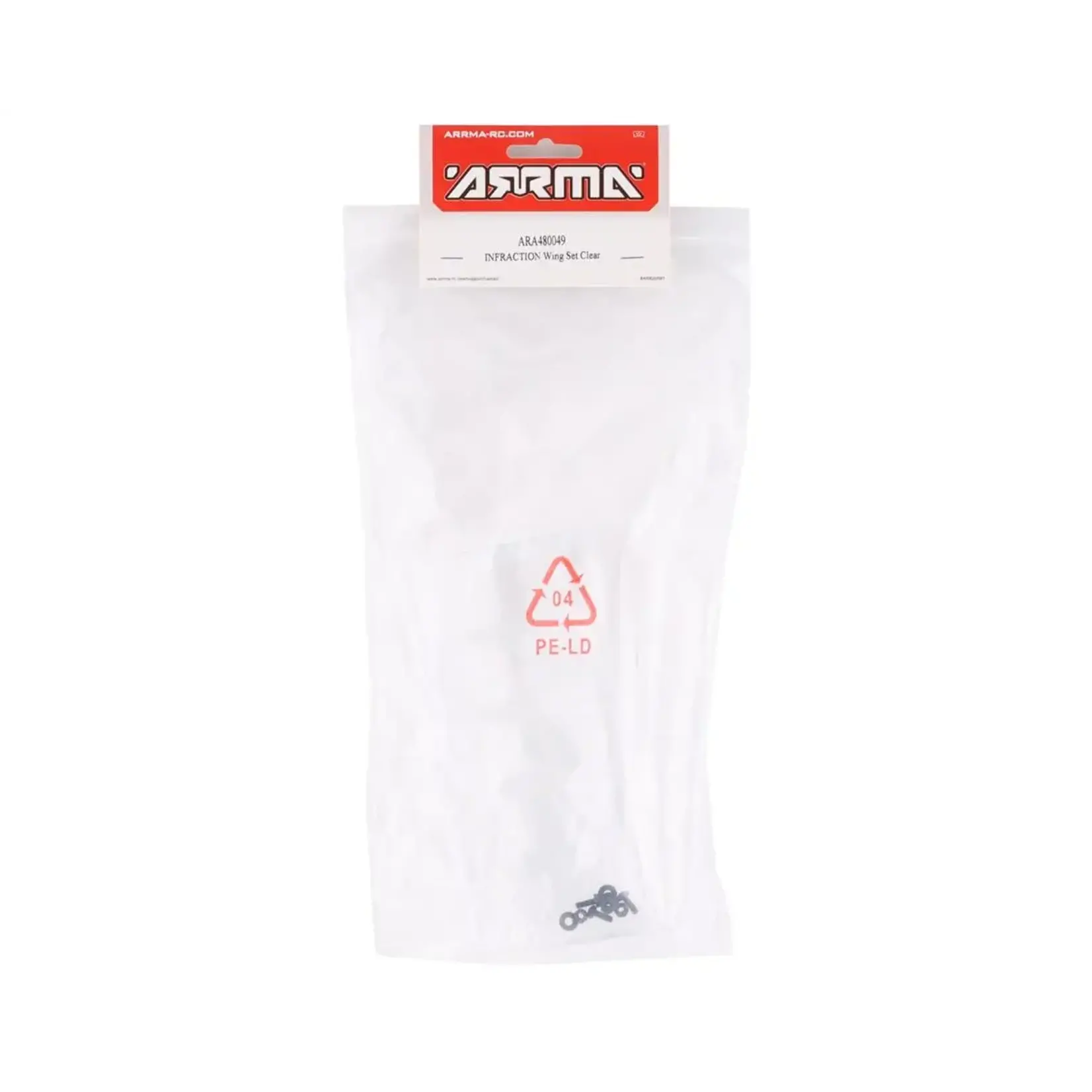 ARRMA #ARA480049 Arrma Infraction MEGA Wing Set (Clear)