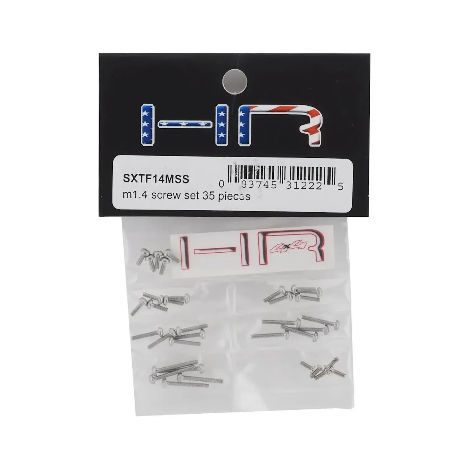 Hot Racing #SXTF14MSS Hot Racing Axial SCX24 M1.4 Screw Set (35)