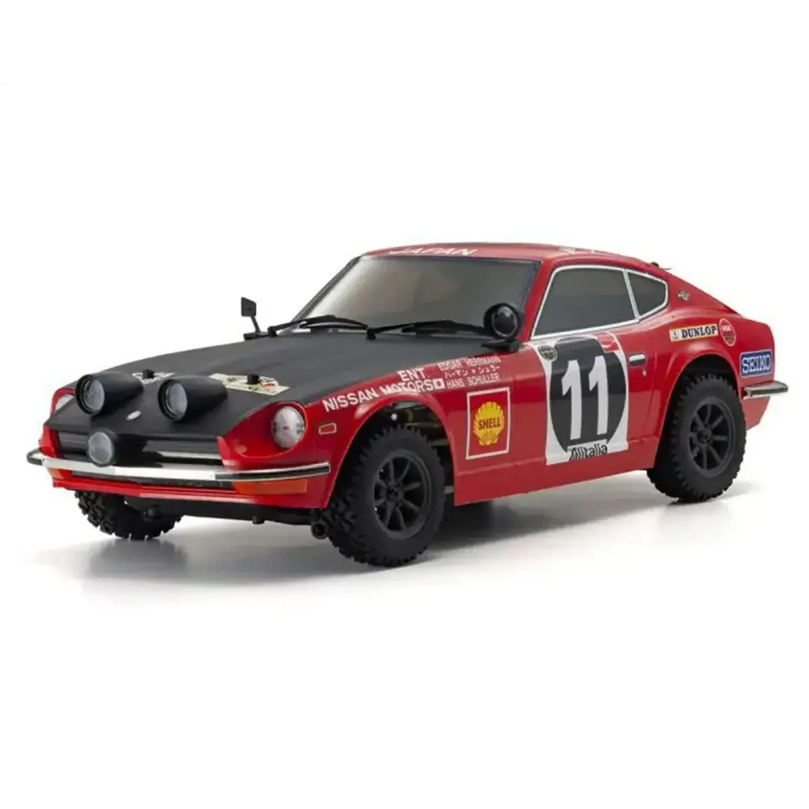 Kyosho #KYO34482T1 Kyosho EP Fazer Mk2 FZ02-R 1971 Datsun 240Z Rally ReadySet (Red) w/Syncro KT-231P 2.4GHz Radio