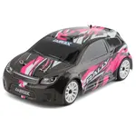 Traxxas #75054-5-BLK Traxxas 1/18 Latrax Rally RTR 4WD Electric Rally Car (Black/Pink) w/2.4GHz Radio, Battery & AC Charger