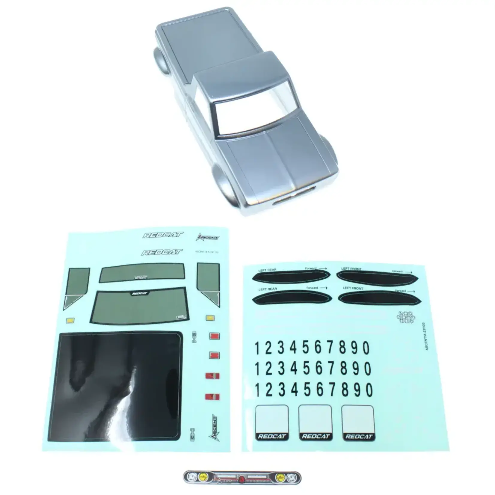 Redcat Racing #RER29970 Ascent 18 Crawler Body (Graphite)(1pc)