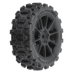 Pro-Line #PRO1024610 Pro-Line Badlands MX 1.9" Buggy Tires MTD Mach-10 Black Wheels: Typhon GROM