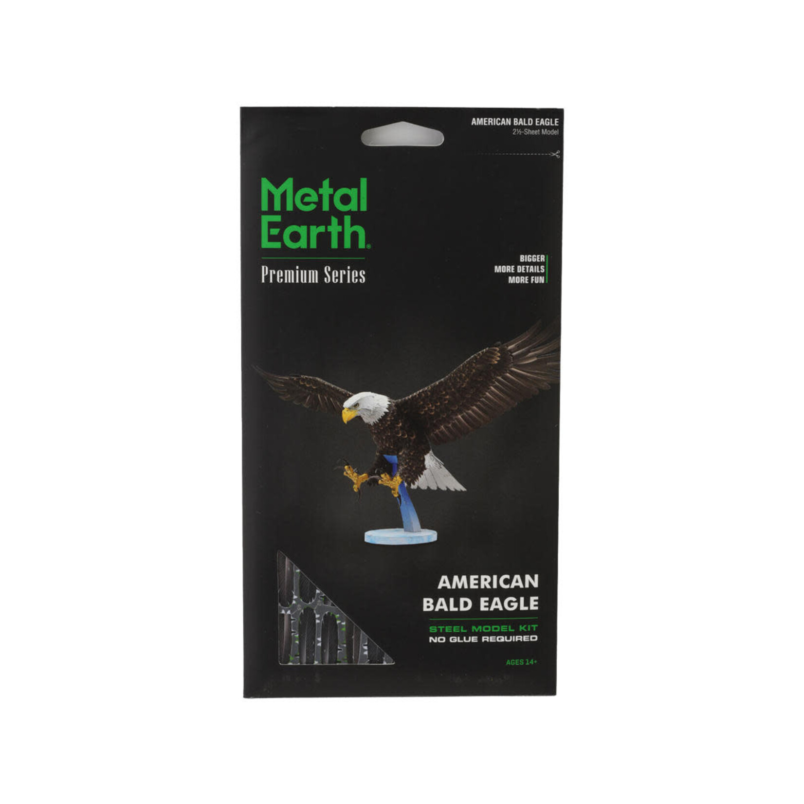 Fascinations #FSCPS2017 Fascinations Metal Earth American Bald Eagle Color 3D Metal Model Kit