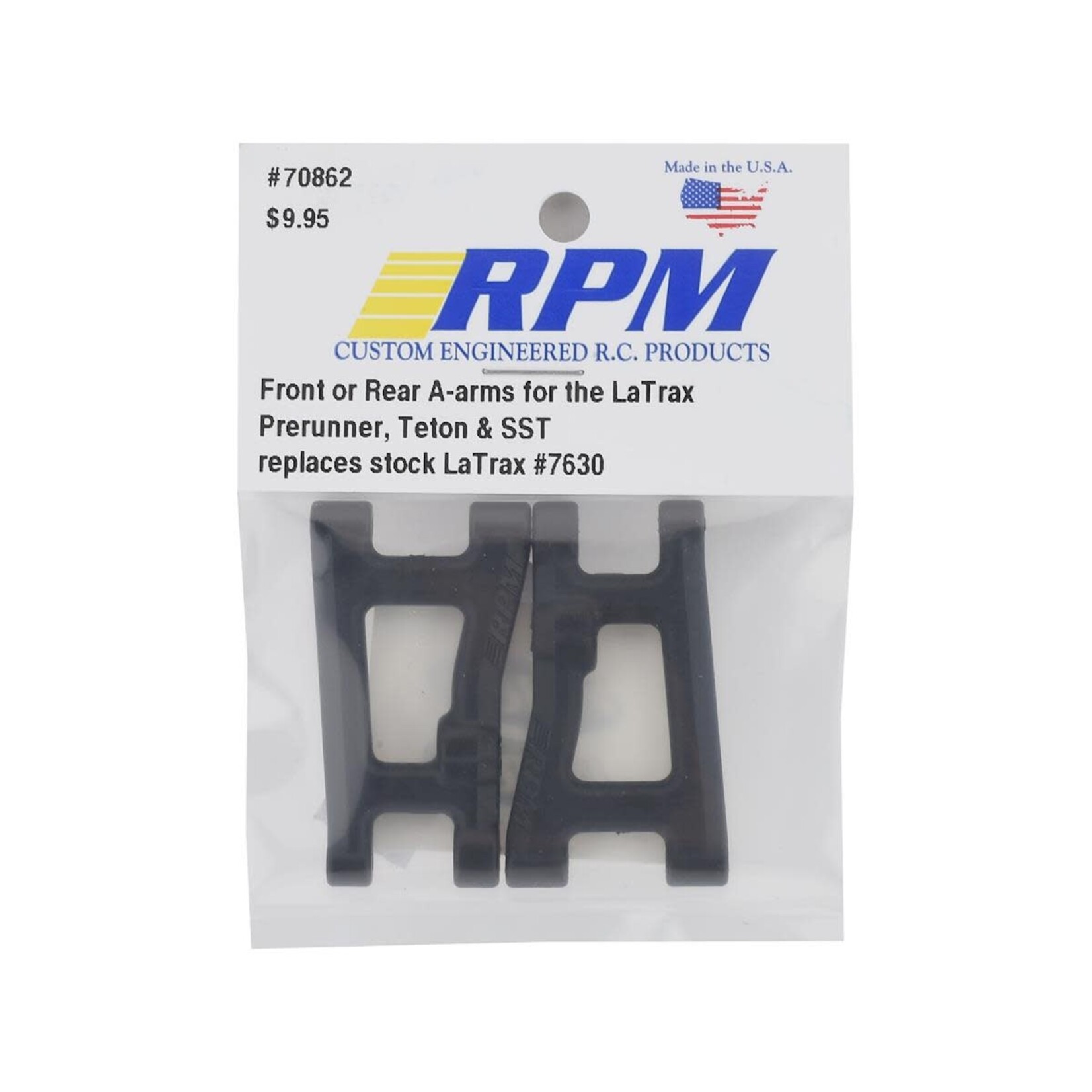 RPM #70862  LaTrax Front/Rear Suspension Arm (2)