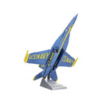 Fascinations #FSCICX212 Fascinations Premium Series Blue Angels F/A-18 Super Hornet 3D Metal Model Kit