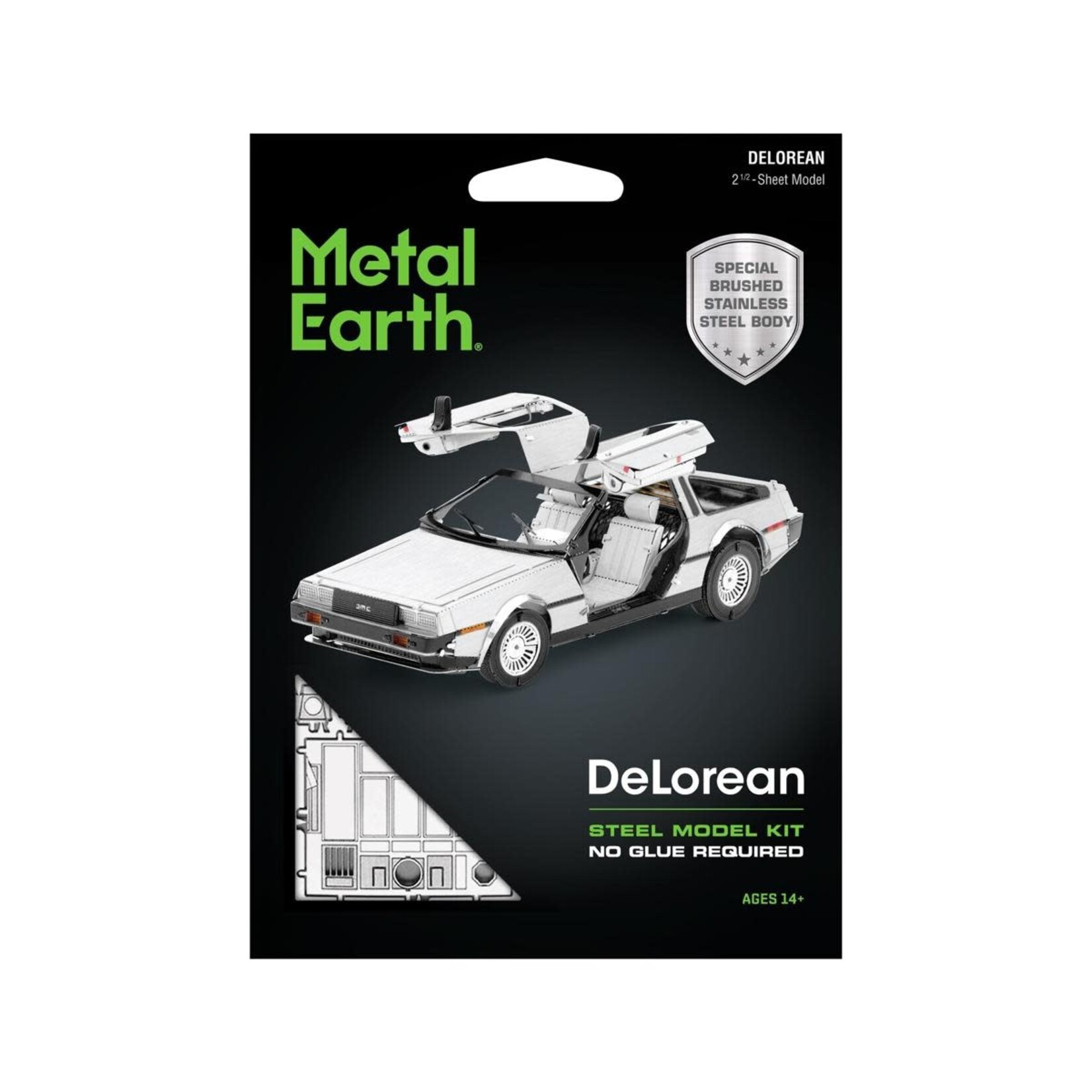 Fascinations # FSCMMS181 Fascinations Metal Earth Delorean 3D Metal Model Kit
