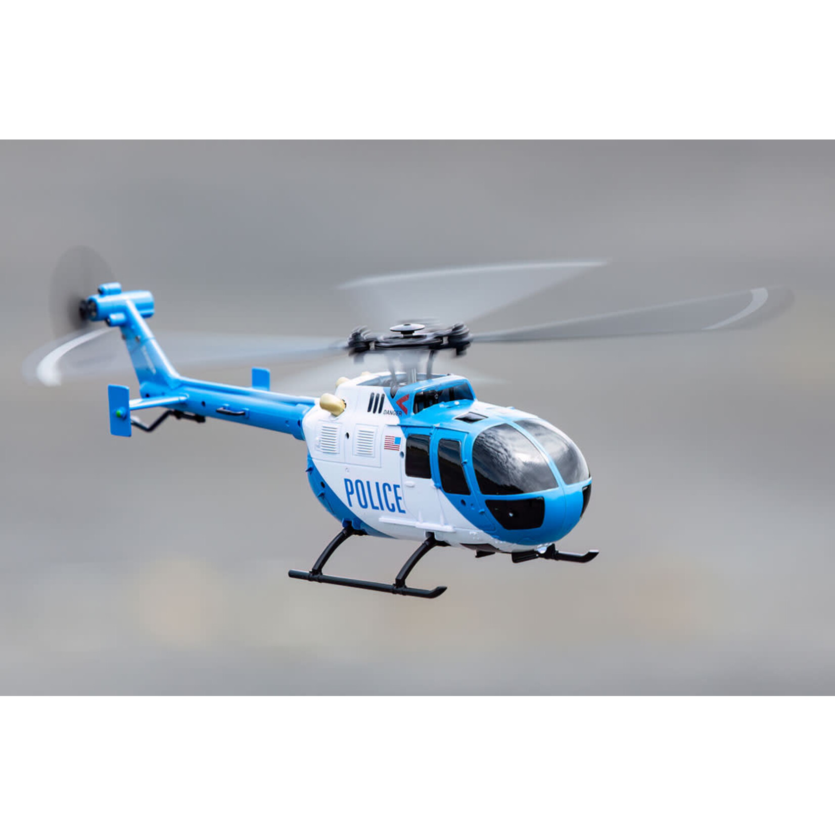 Rage RC #RGR6051  Rage RC Hero-Copter, 4-Blade RTF Helicopter; Police
