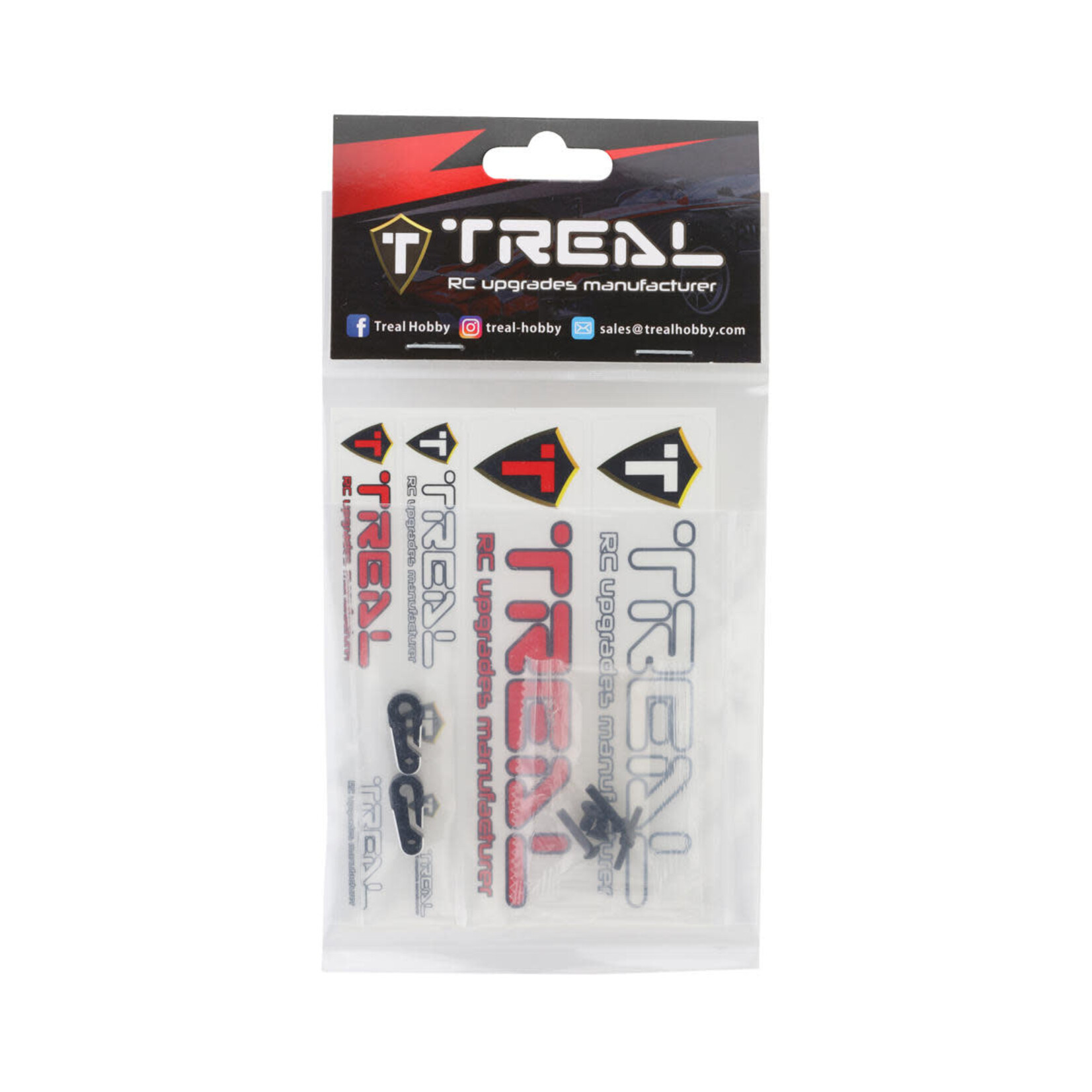 Treal #X003QX7KT3 Treal Hobby Aluminum Clamping Servo Horns for Traxxas TRX-4M (Black) (2) (25T)
