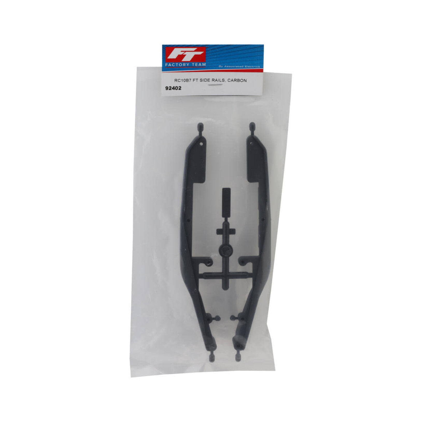 Factory Team #92402 Team Associated RC10B7 Factory Team Carbon Side Rails (2)