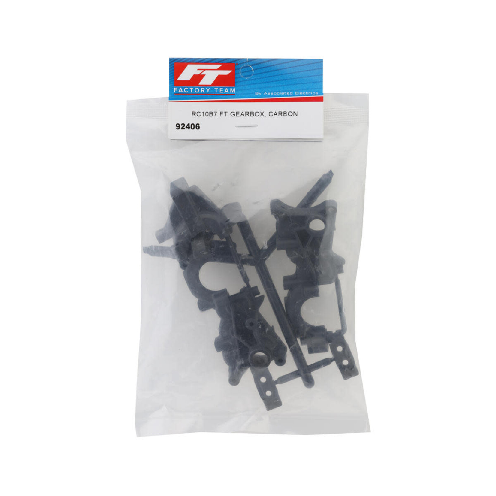 Factory Team #92406 Team Associated RC10B7/RC10B7D Factory Team Laydown Gearbox (Carbon)