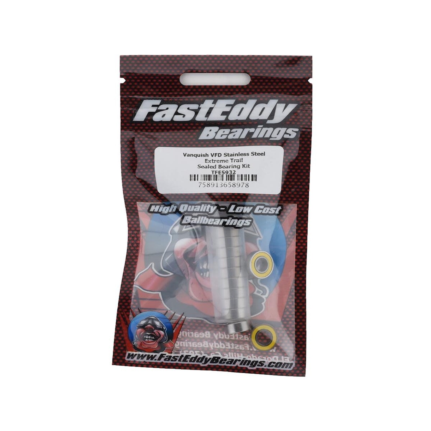 FastEddy #TFE5932 FastEddy Vanquish VFD Stainless Steel Extreme Trail Bearing Kit