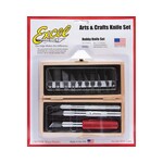 Excel #44382  Excel Carded Hobby Knives Set w/Wood Box