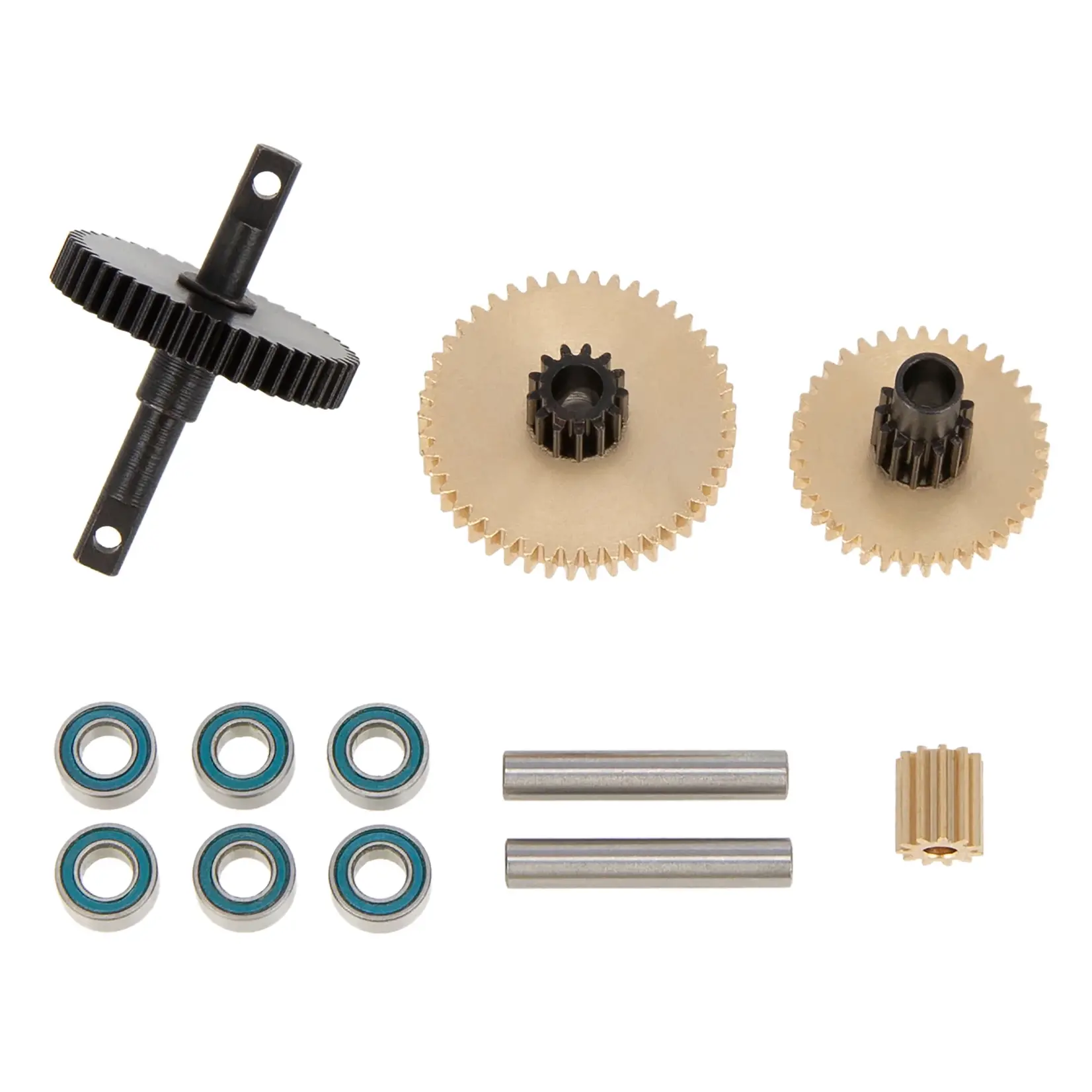 Meus Racing #HD0103-40.3:1 GEAR SET - TRX4M MEUS RACING Steel Low Range Transmission Gear Set Upgrade Parts for TRX-4M TRX4M Bronco Defender 1/18 RC Crawler Car (40.3:1)
