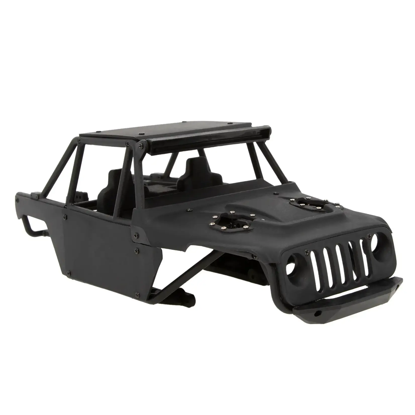 Meus Racing #HD0129-MEX2-Black  MEUS RACING TRX4M Ripper Nylon Injection Molding V2 Version Nylon Cage Body Shell for 1/18 TRX4M (MEX2-Black)