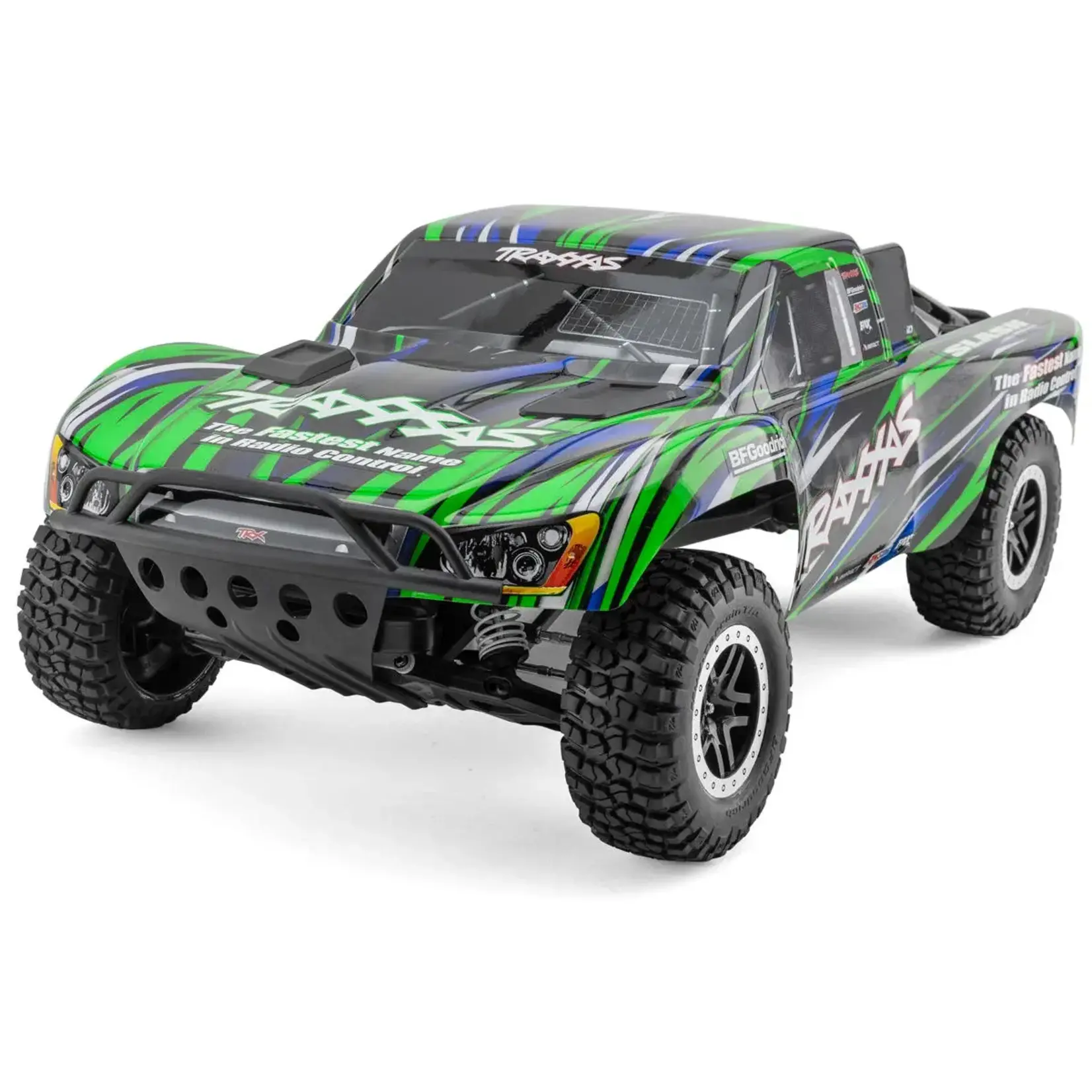 Traxxas #58334-4-GRN  Traxxas Slash® BL-2s™ HD 1/10 RTR 2WD Brushless Short Course Truck (Green) w/BL-2s ESC & TQ 2.4GHz Radio