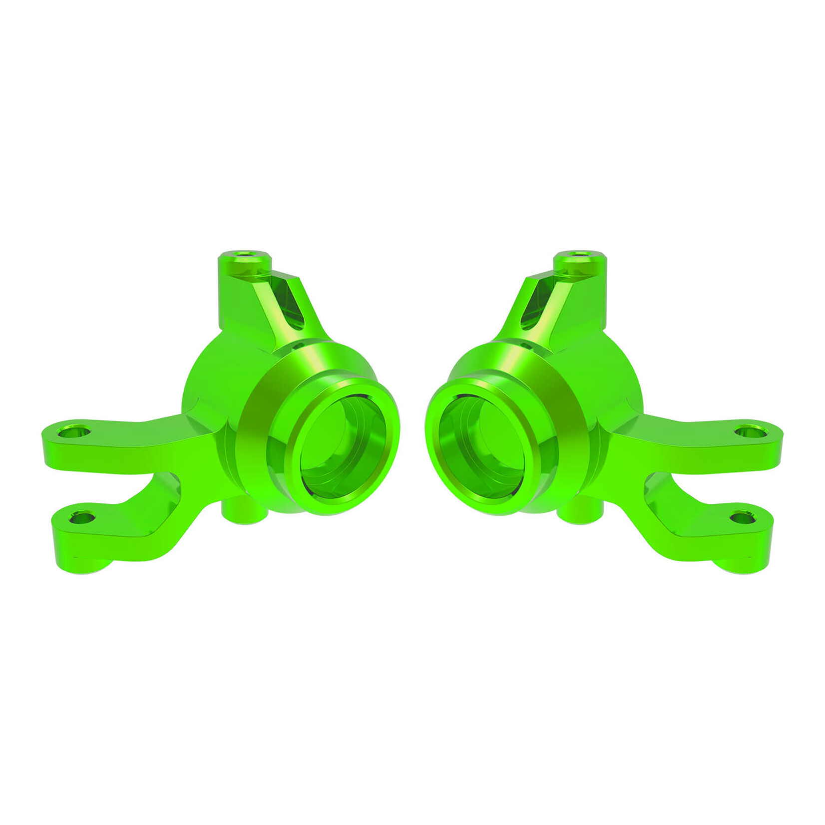 Traxxas #10734-GRN Traxxas Steering Blocks Left & Right, Green Aluminum