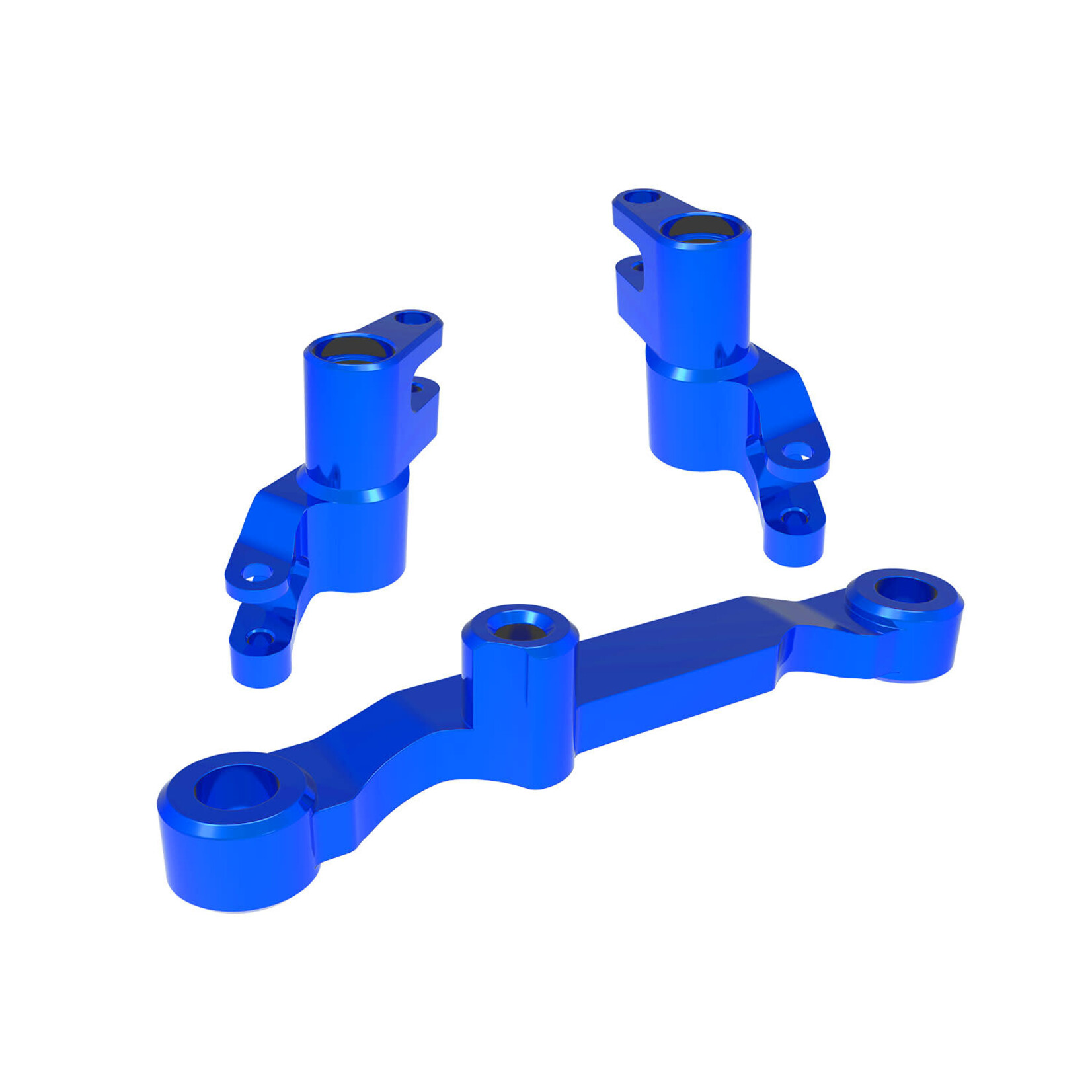 Traxxas #10743-BLUE Traxxas Steering Bellcranks, Blue Aluminum
