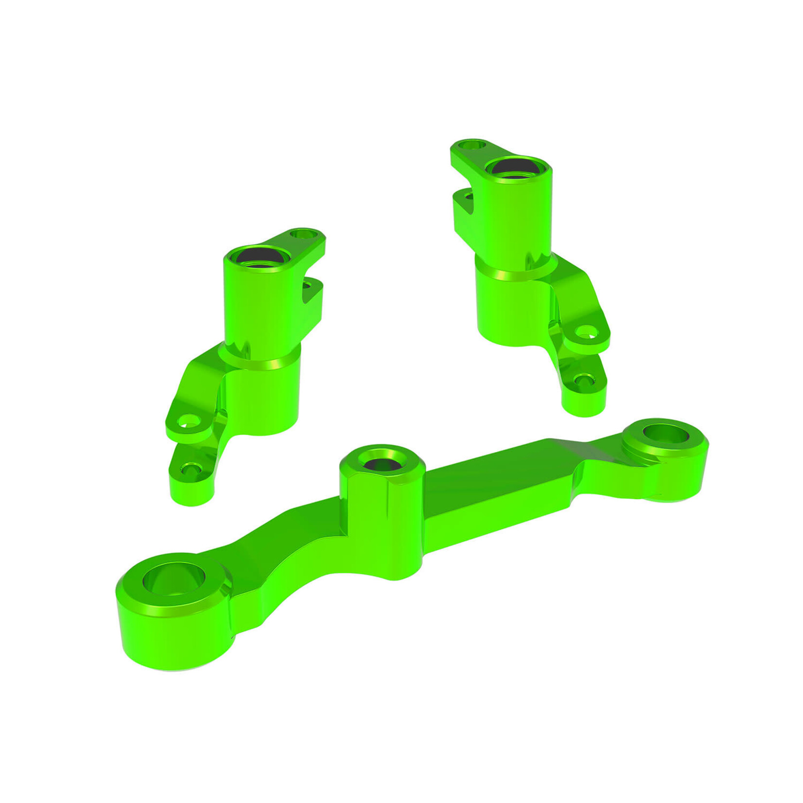 Traxxas #10743-GRN Traxxas Steering Bellcranks, Green Aluminum