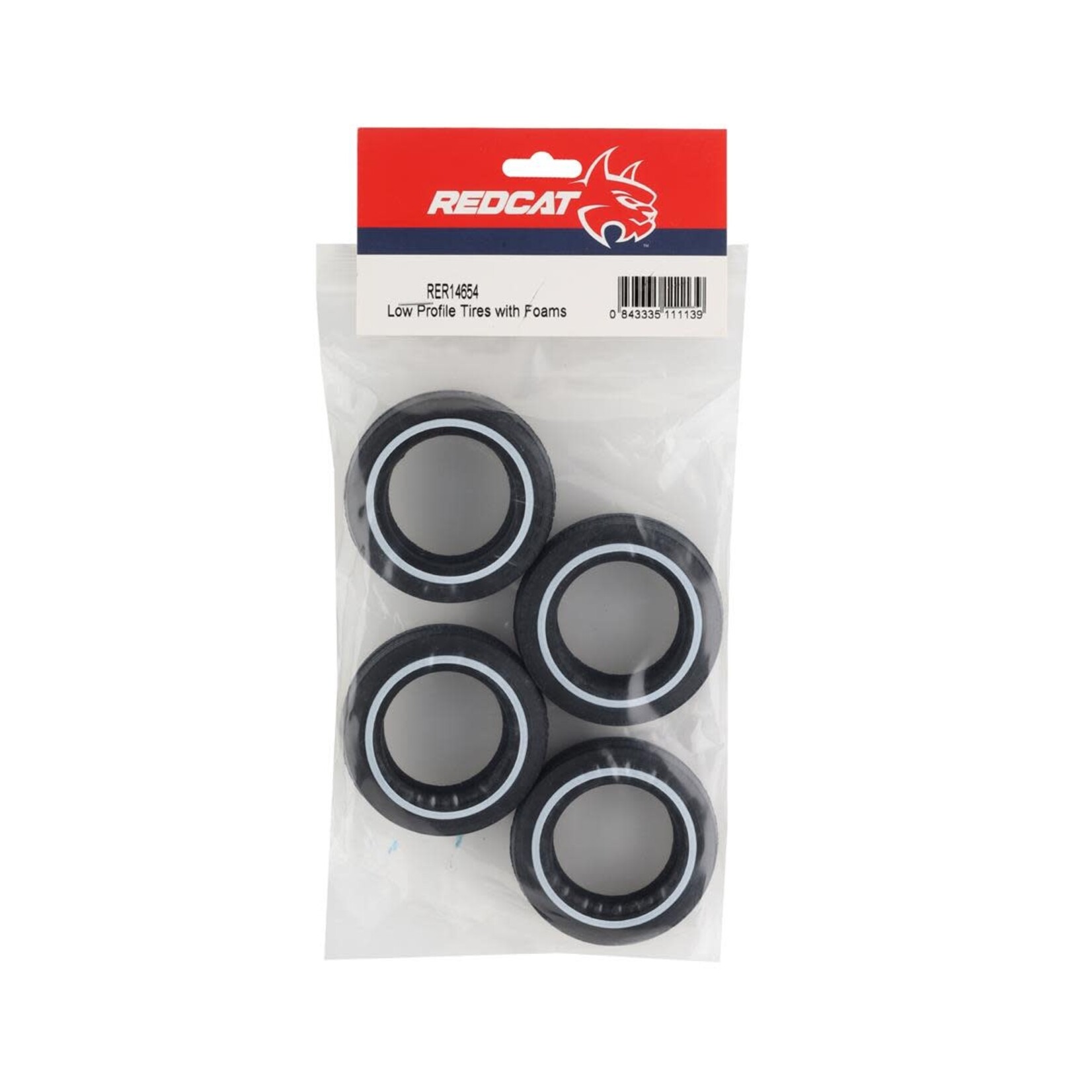 Redcat Racing #RER14654  Redcat Lowrider Low Profile Tires w/Foams