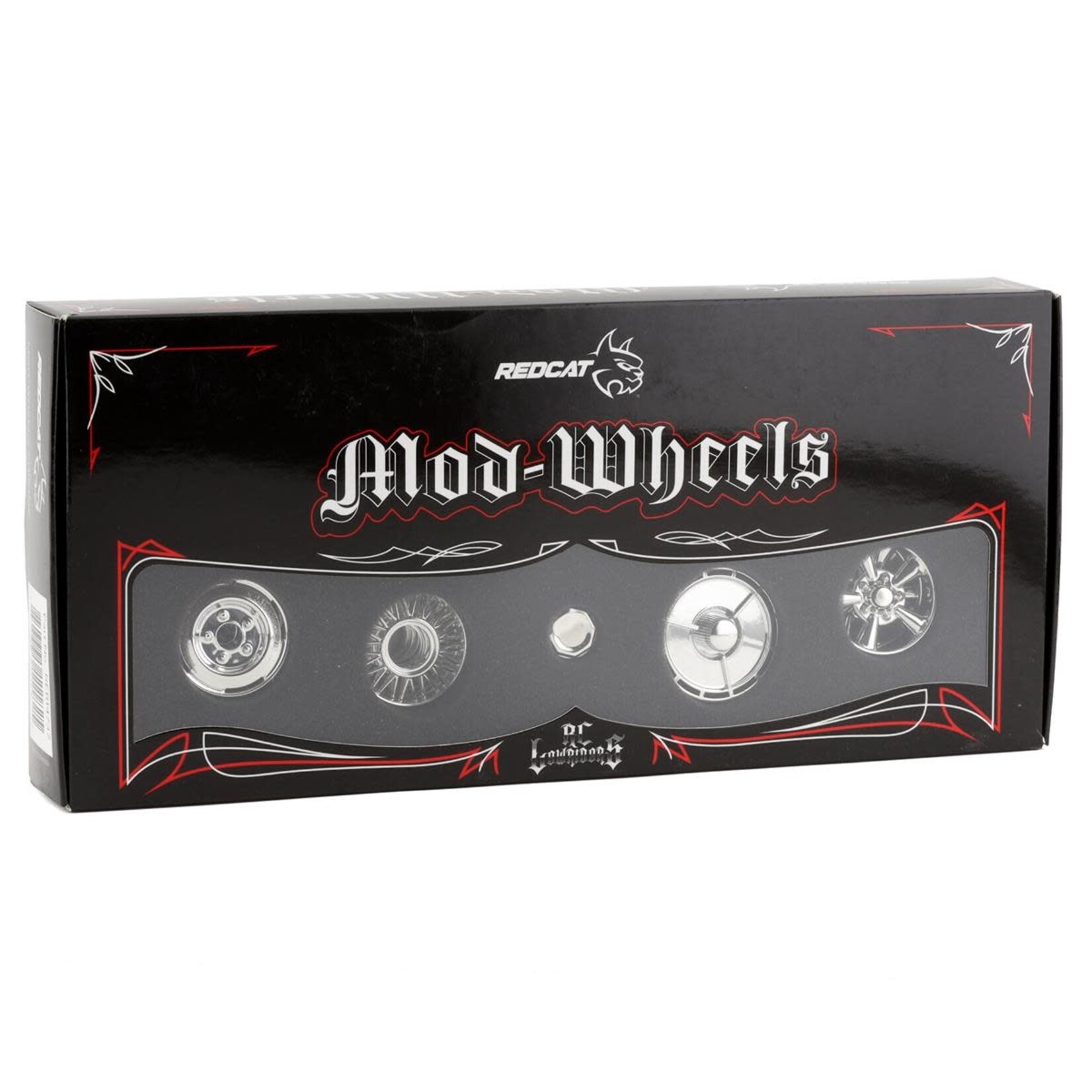 Redcat Racing #RER14737  Redcat Lowrider Mod-Wheels (Chrome) w/12mm Hex