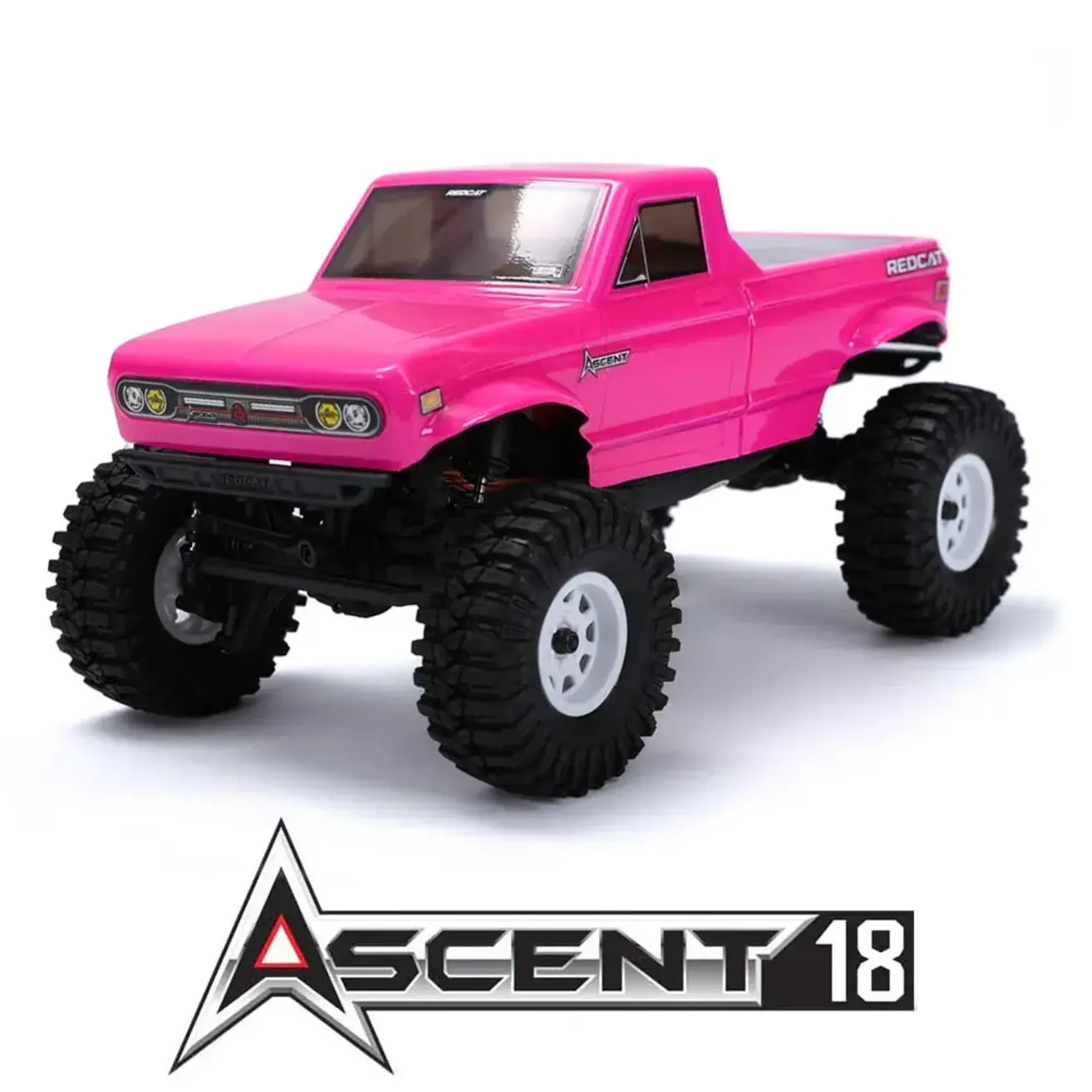 Redcat Racing #RER33117 Redcat Ascent-18 1/18 4WD RTR Rock Crawler (Pink) w/2.4GHz Radio, Battery & Charger