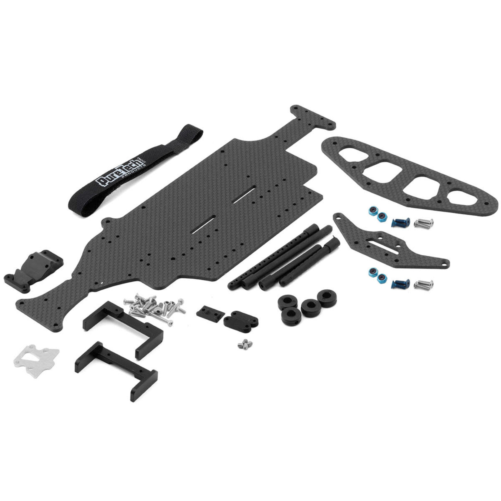 HackFab #HFB01001 HackFab Losi Mini-T 2.0 & Mini-B Late Model Oval V2.2 Chassis Conversion Kit