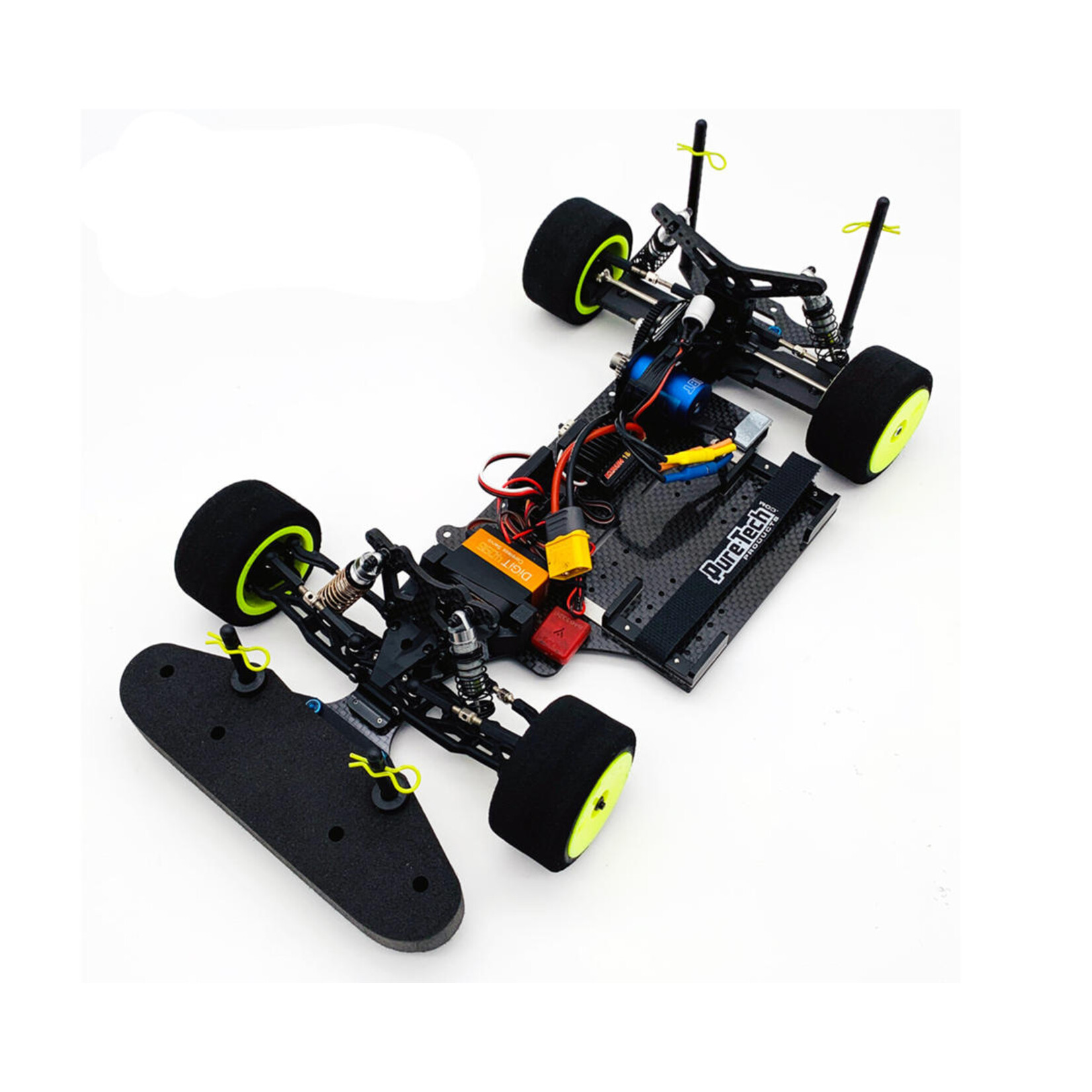 HackFab #HFB01001 HackFab Losi Mini-T 2.0 & Mini-B Late Model Oval V2.2 Chassis Conversion Kit
