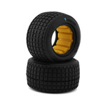 HackFab #HFB06003 HackFab Losi Mini-B/T 2.0 Haymaker Mini Oval Rear Tires w/Foam Inserts (2) (Medium)