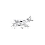 Fascinations #FSC3 Fascinations Metal Earth MMS003 3D Laser Cut Model - Mustang P-51 Plane