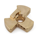 HackFab #HFB02039 HackFab Losi Mini-T/B Brass Rear Hub (23.5g)