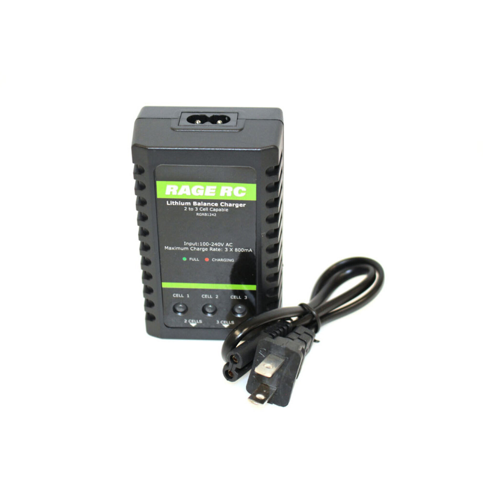 Rage RC #RGRB1242 Rage RC 2-3S 800mA LiPo Balance Charger