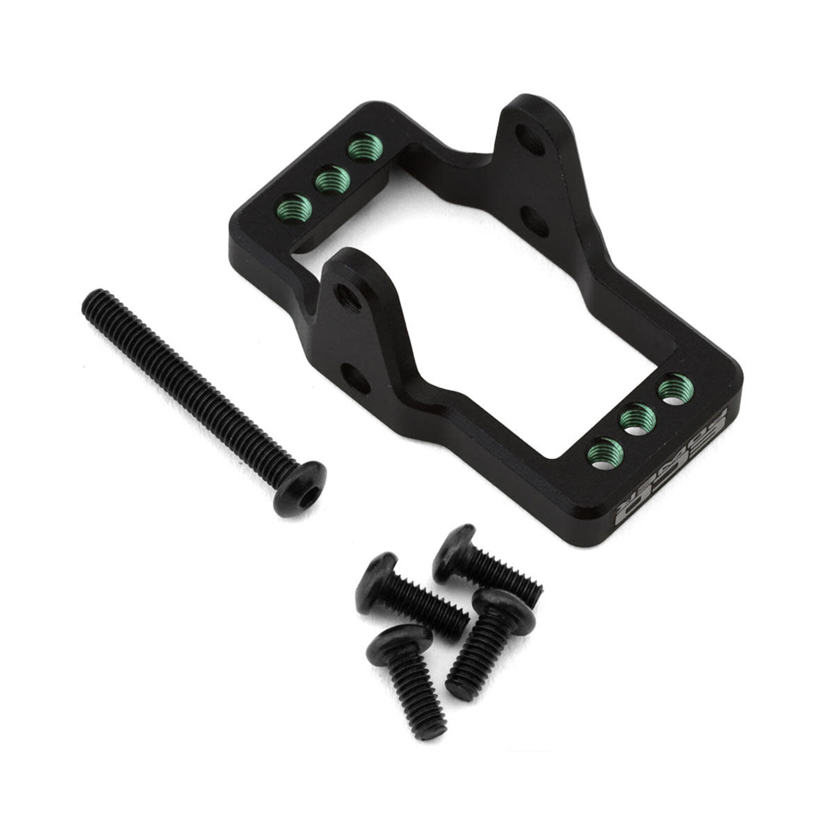 EcoPower #ECP-3072 EcoPower CNC-Machined Aluminum Servo Mount for Traxxas™ TRX-4M (Black & Green)