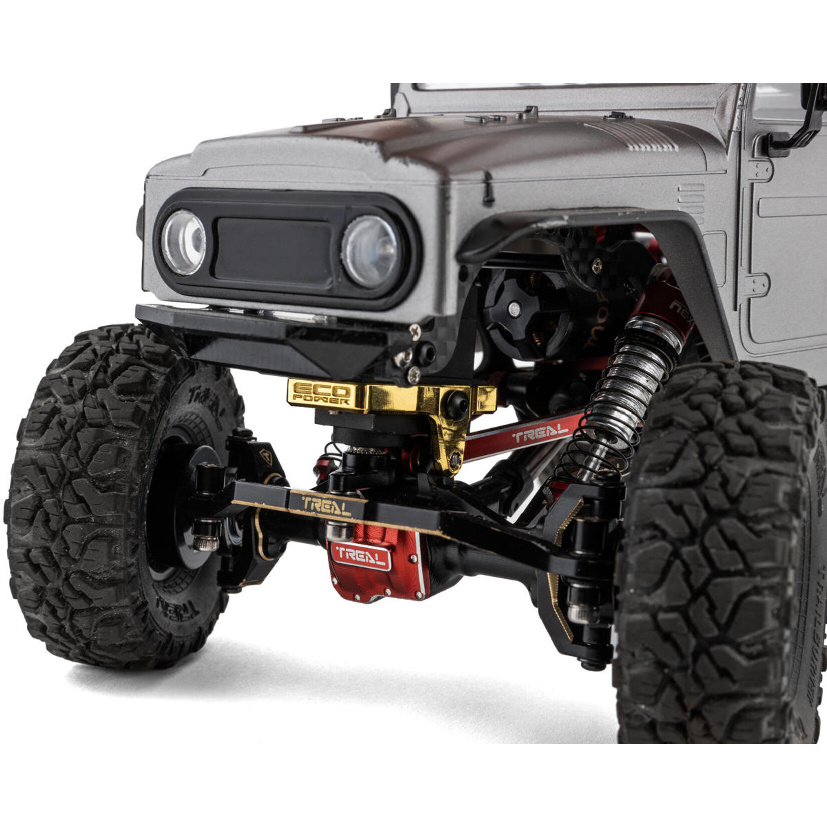 EcoPower #ECP-3073 EcoPower CNC-Machined Brass Servo Mount for Traxxas™ TRX-4M (Gold) (8g)