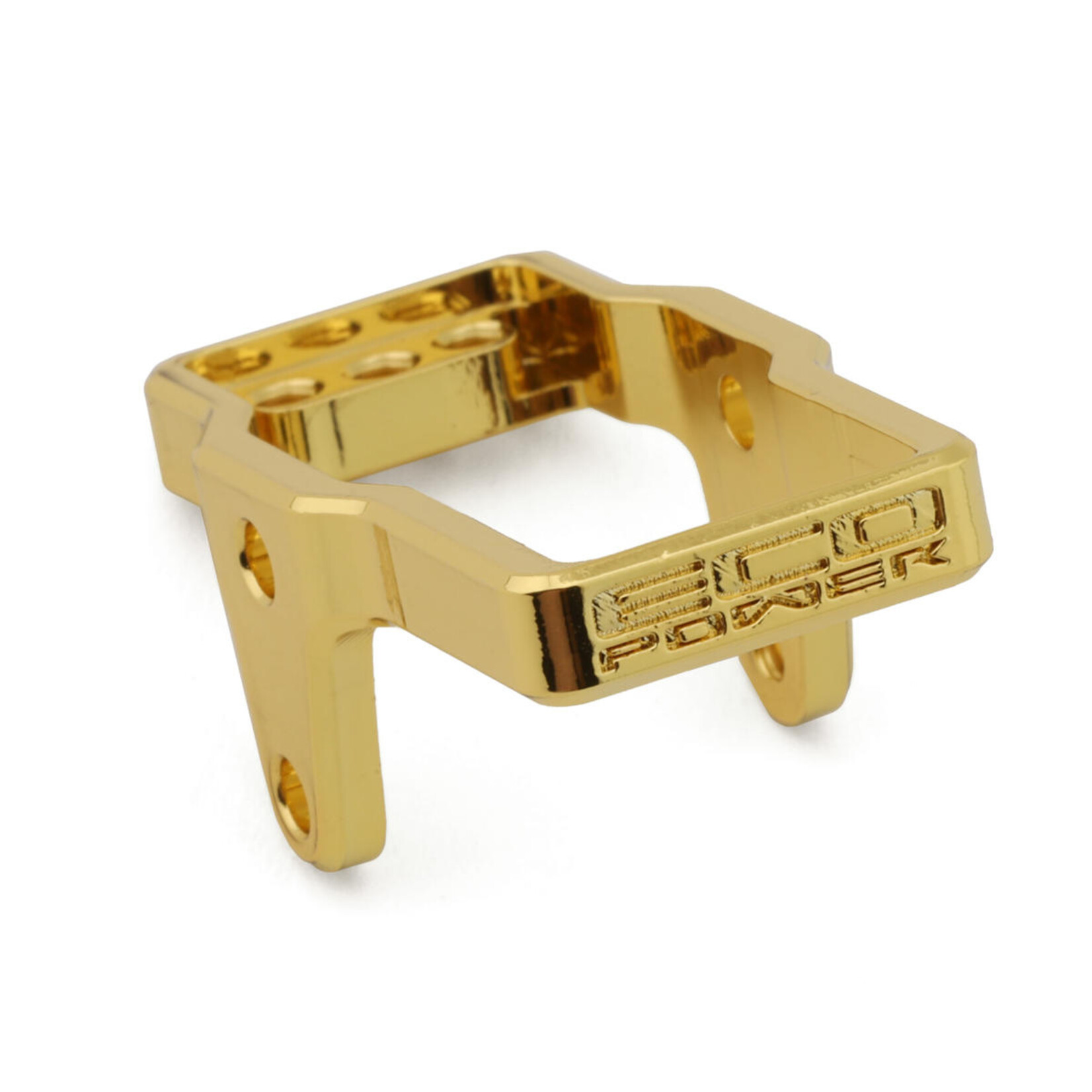 EcoPower #ECP-3073 EcoPower CNC-Machined Brass Servo Mount for Traxxas™ TRX-4M (Gold) (8g)