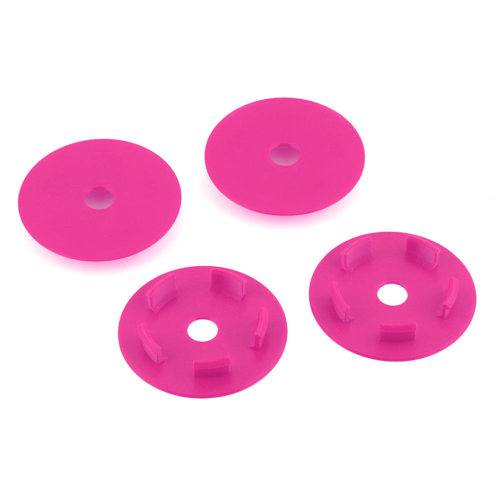 Webster Mods #WMTSWDP Webster Mods Solid Spoked Wheel Mud Plugs for Traxxas Slash (Pink) (4)