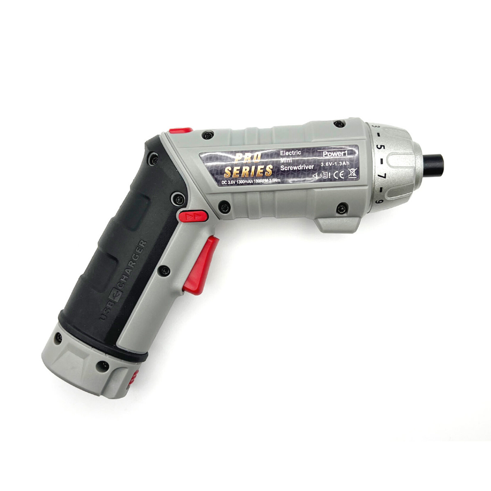 Racers Edge #RCEPRO7030  Racers Edge Cordless Drill with Clutch & Metric Tip Set (1.5/2.0/2.5/3mm)