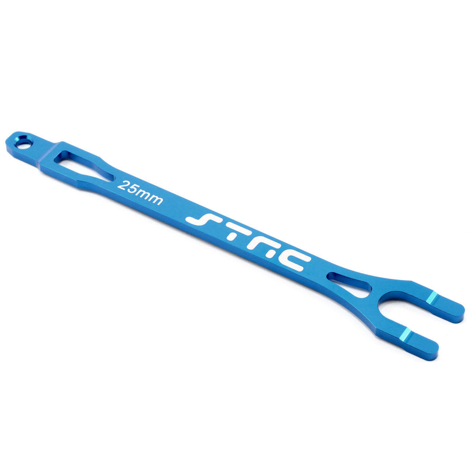 ST Racing Concepts #ST3727B ST Racing Concepts Aluminum Battery Strap for Traxxas Slash (Blue)